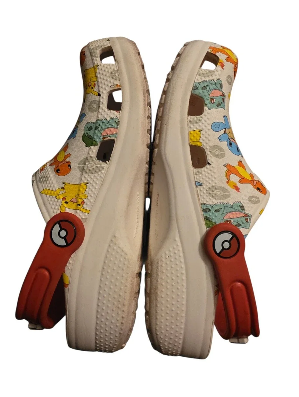 Crocs Classic Pokémon Clogs Kids Junior Size J1 EUC